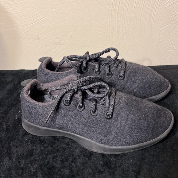 ALLBIRDS grey wool runners sneakers size 8 - Picture 4 of 15